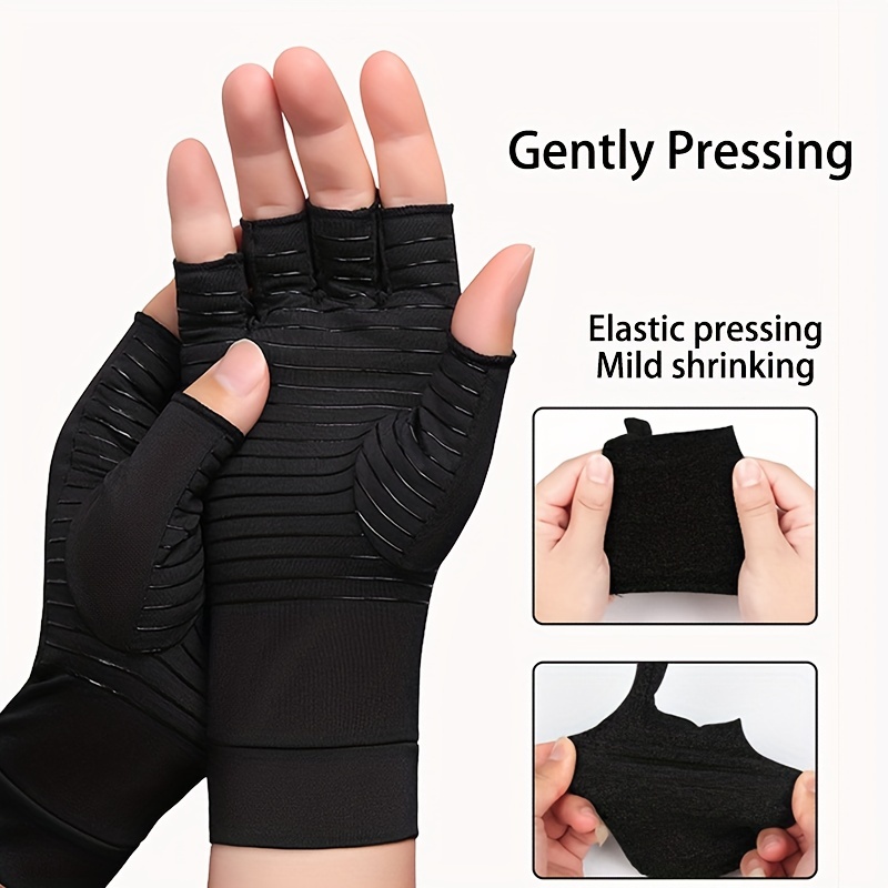Copper Compression Arthritis Gloves Wrist Brace for Carpal Tunnel Support  Hand O