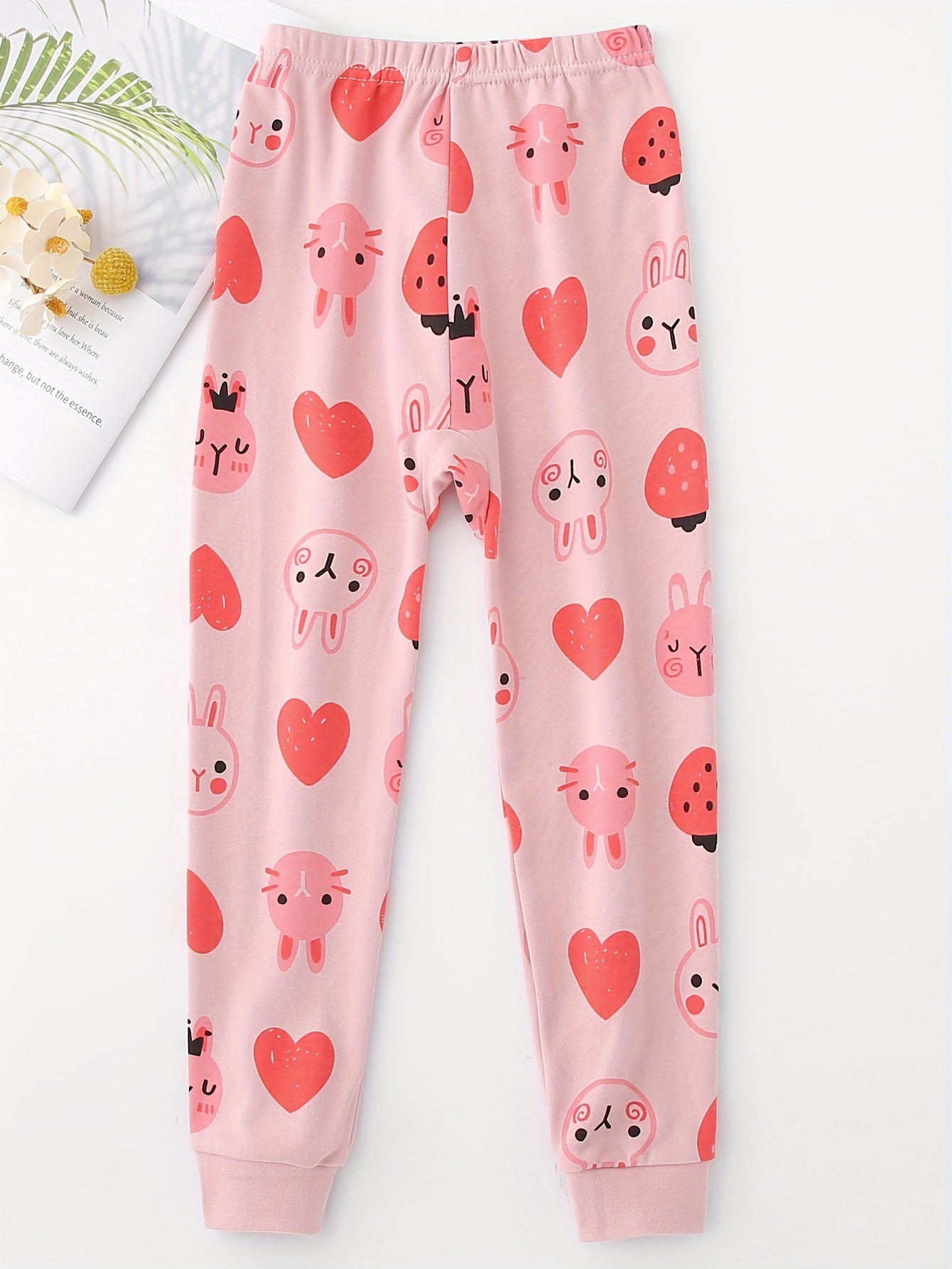 Warm Thermal Lounge Pants Women's Fun Rabbit Prints Fluffy - Temu