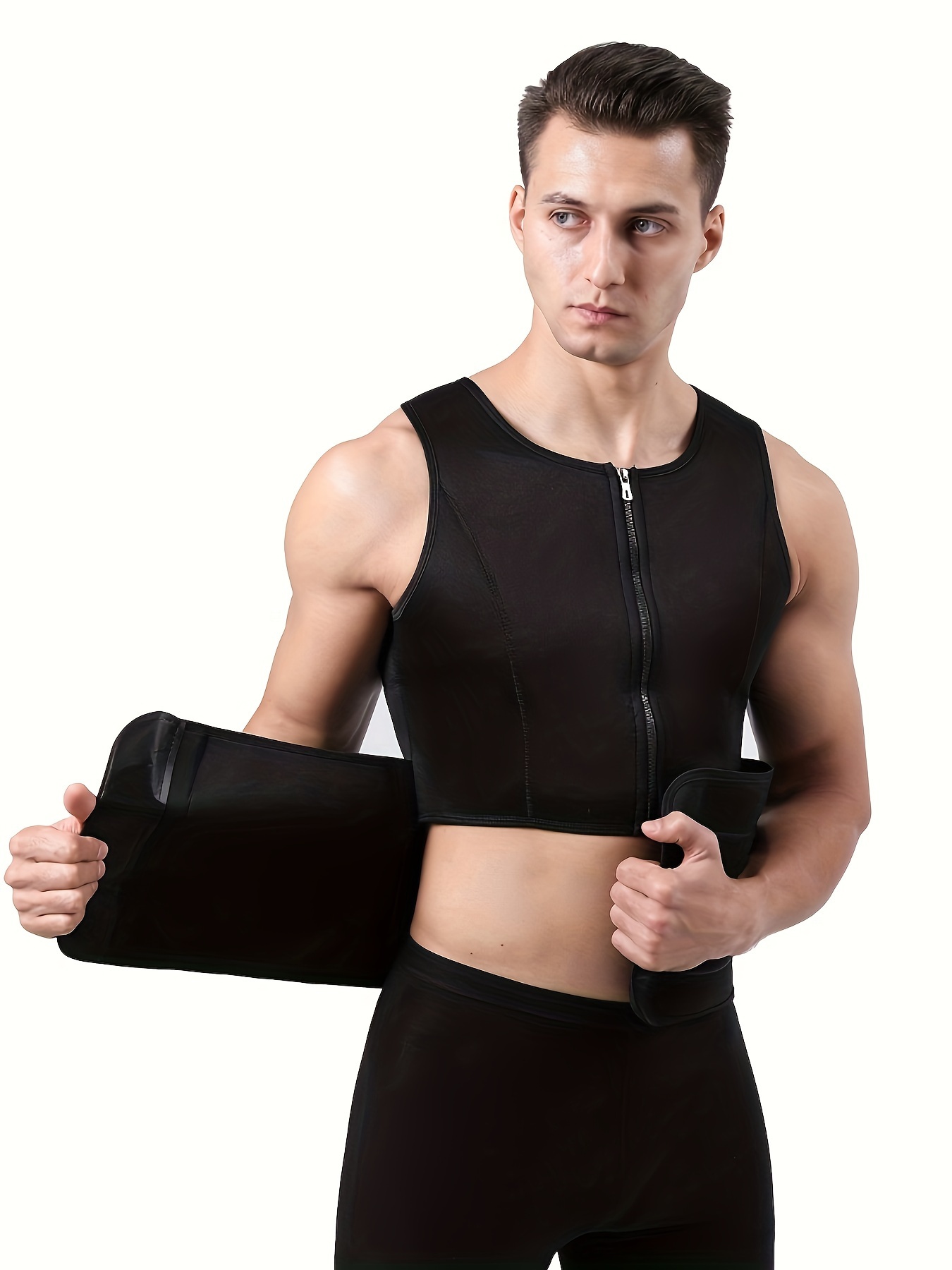 New Men Shaper Sweat Vest - Body By Choco – Body by Choco