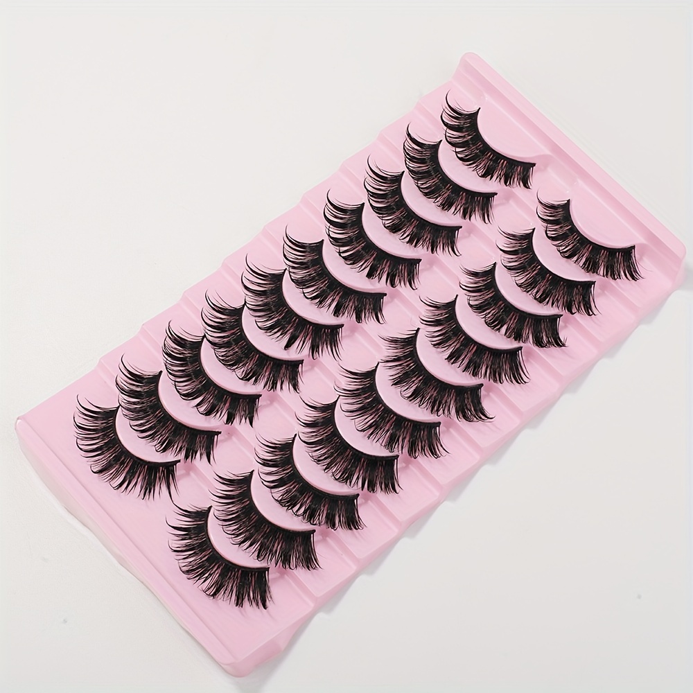 Manga Lashes Wet Look Japanese Style Cosplay Spiky Eyelashes - Temu