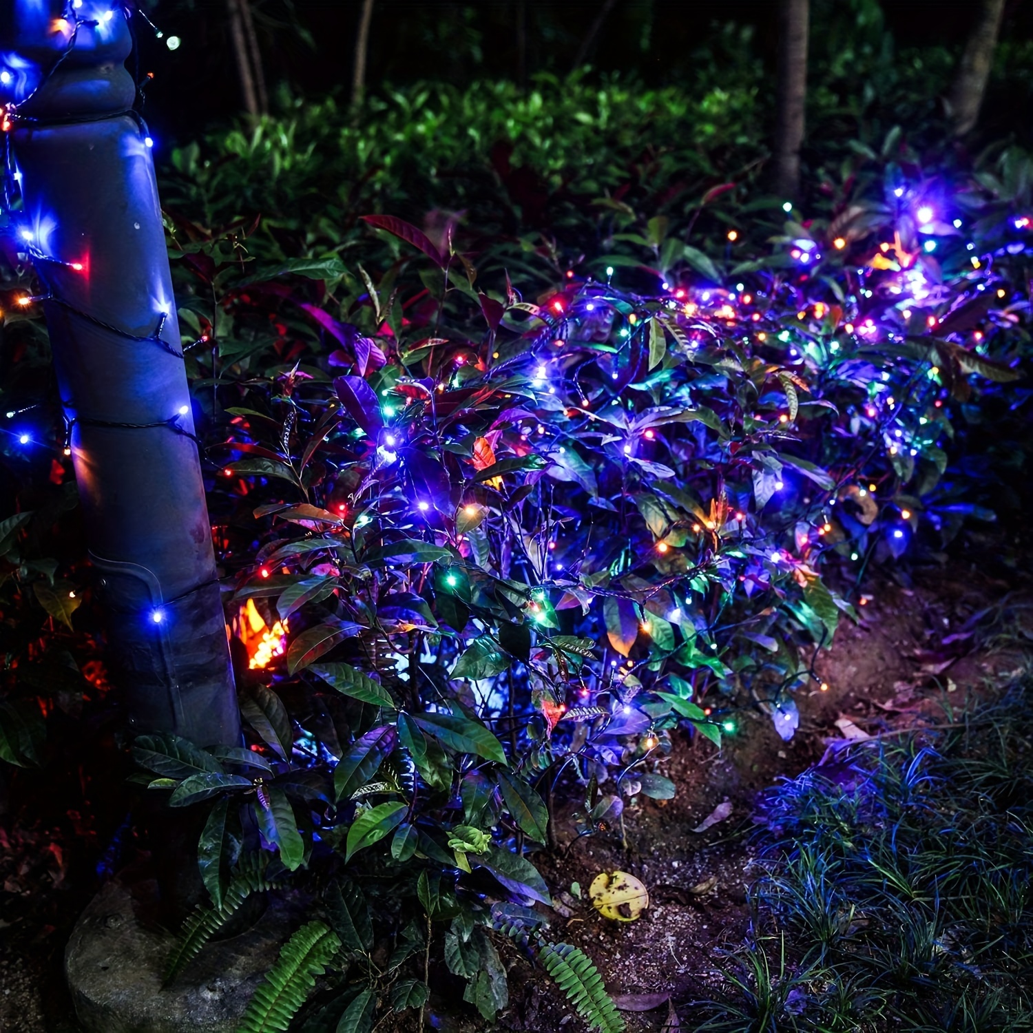 Solar String Fairy Lights Warm White 5M 50 LED Waterproof Outdoor Garland Solar  Power Lamp Christmas For Garden Decoration From Ohmygift, $11.75