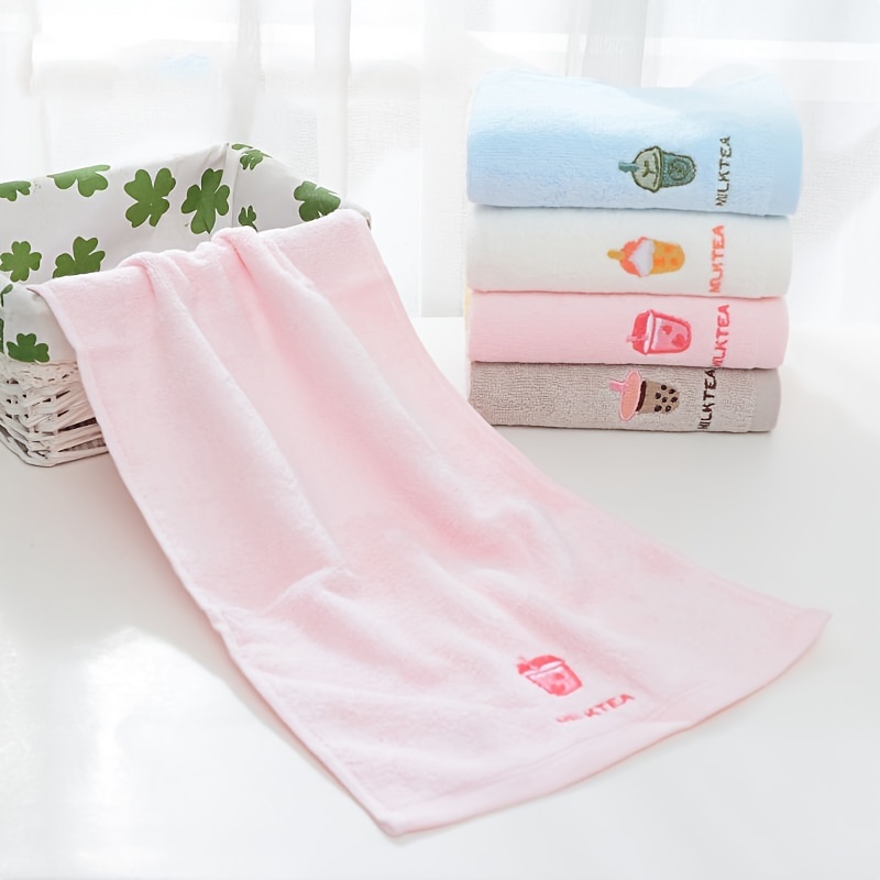 3 toallas pequeñas absorbentes gruesas para lavarse la cara, toallas de  dibujos animados de encaje para el hogar 25 * 50 cm Vhermosa BST3049389-1