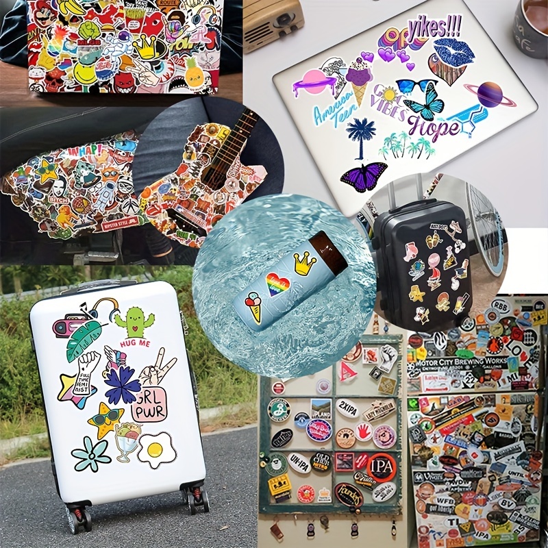  100Pcs Cute Animal Stickers,Vinyl Waterproof Stickers for  Laptop,Bumper,Skateboard,Water Bottles,Computer,Phone, Cute Animal Stickers  for Kids Teens (Cute Animal 100pcs Stickers) : Electronics