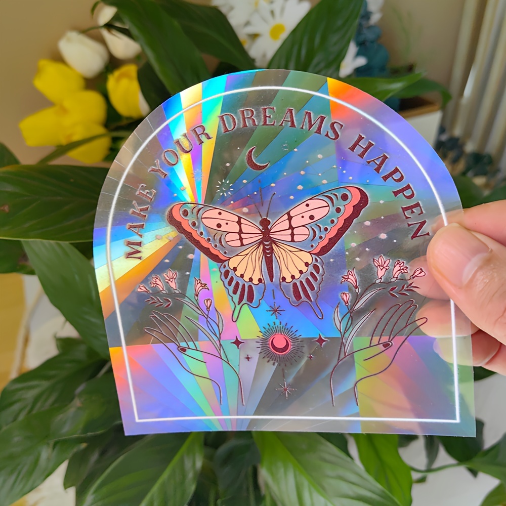 Buy Rainbow Suncatcher Sticker Butterfly Phase Lunar Sun Catcher