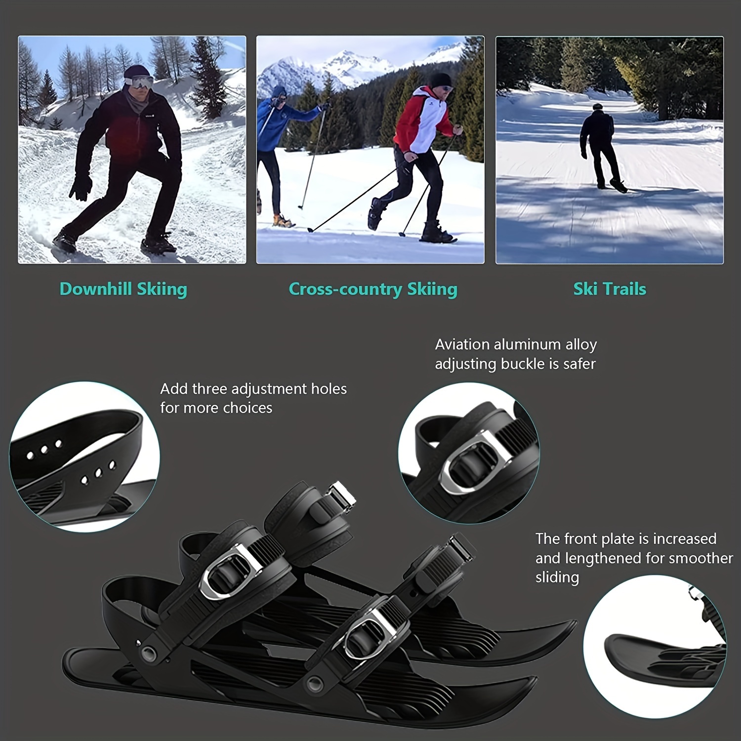 Dual Skate Snowshoe Covers Fundas Botas Esquí Aisladas - Temu Chile