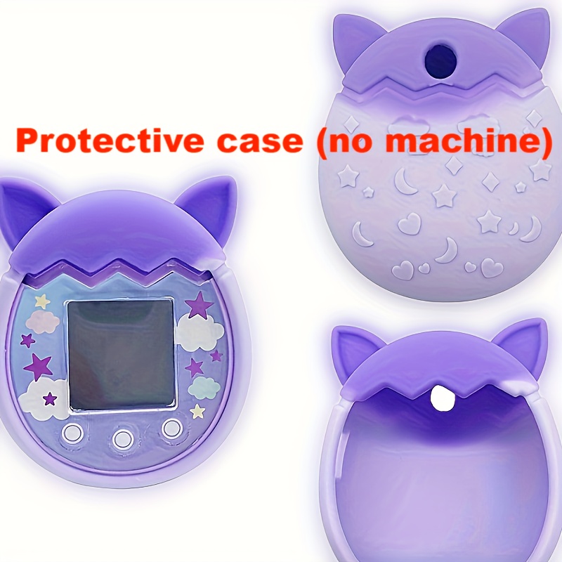  Silicone Cover Case for Bitzee Interactive Toy Digital Pet and  Case, Protective Skin Sleeve for Bitzee Virtual Electronic Pets Accessories  (Case Only) (Purple) : Toys & Games
