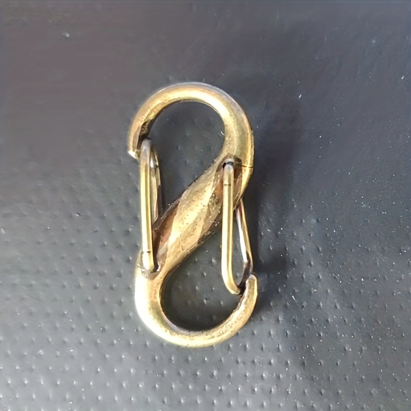 VINTAGE snap key ring metal SNAP HOOK key ring clip 