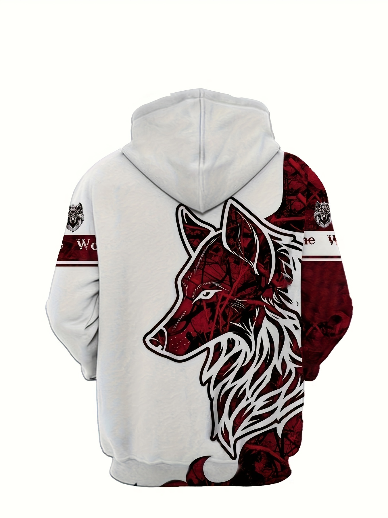 Wolf hot sale design hoodie