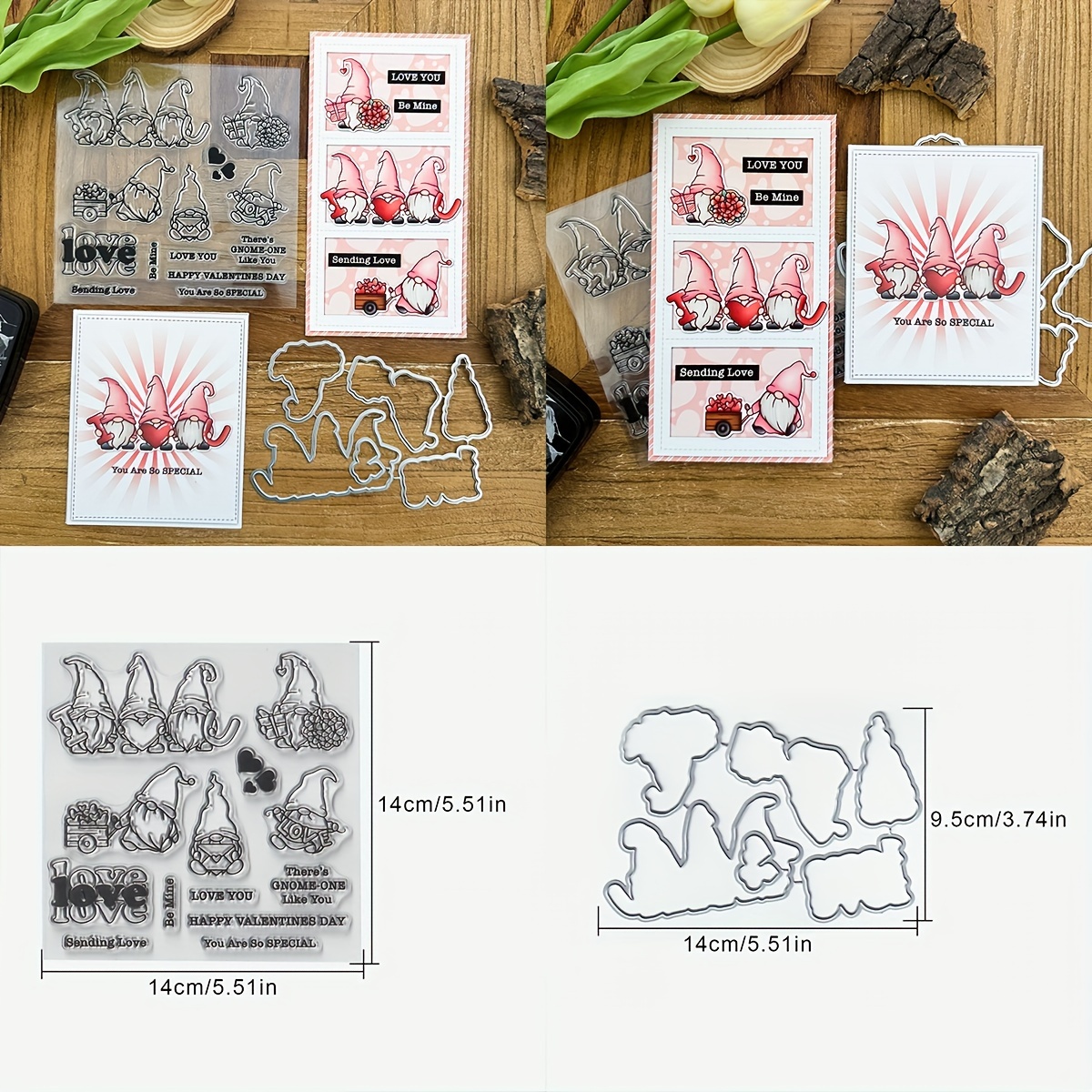 Stamps And Dies 2023 2024 For Card Making Sending Cheer - Temu