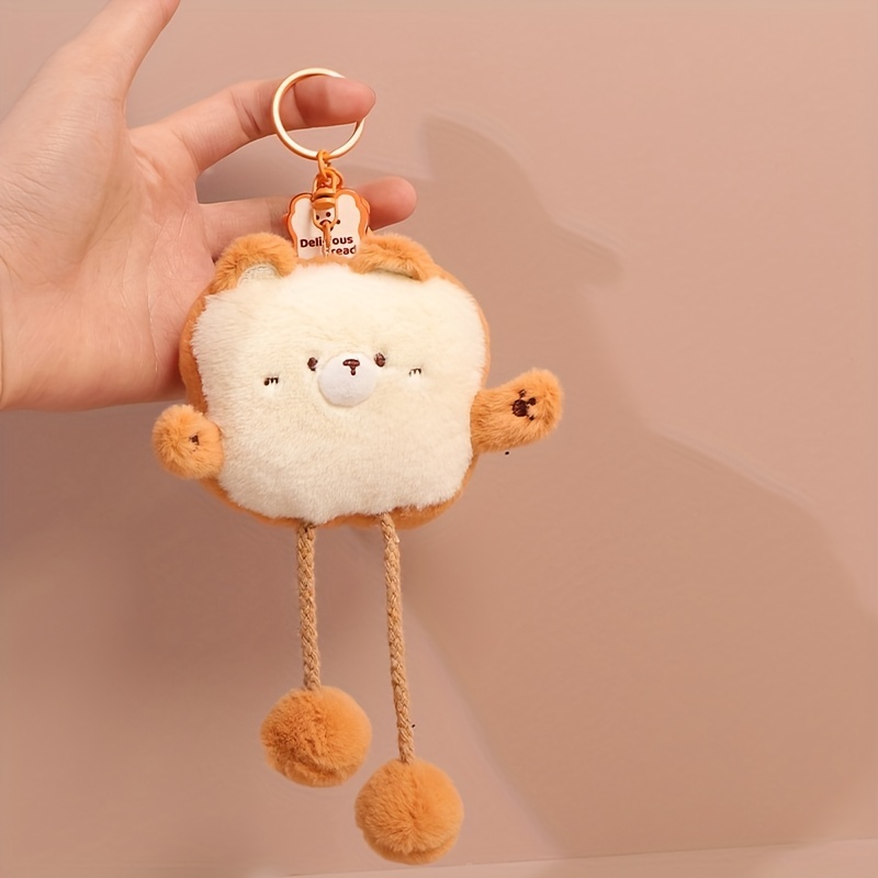 1pc Cute Bear Keychain For Women, Delicate Car Key Pendant