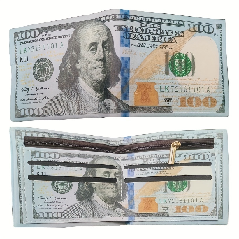 Dollar Bill AirTag Wallet in 2023  Dollar bill, Leather billfold