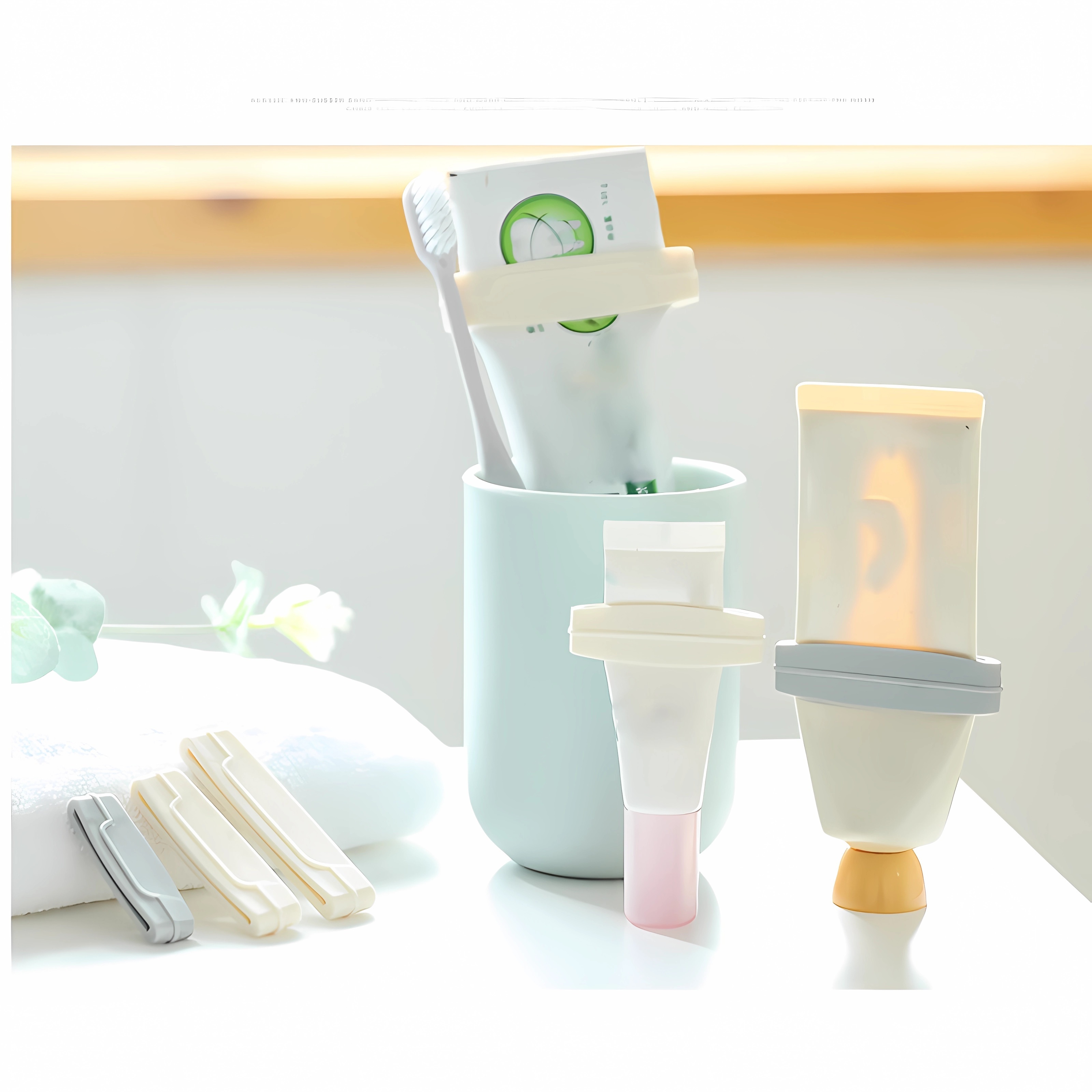 1/3 Pezzi Spremi Dentifricio Manuale Forniture Per Il Bagno Detergente Viso Spremi  Dentifricio