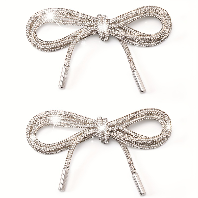 Tie One On Bling String Shoe Laces / Silver – Studio 77 Gifts & Accessories