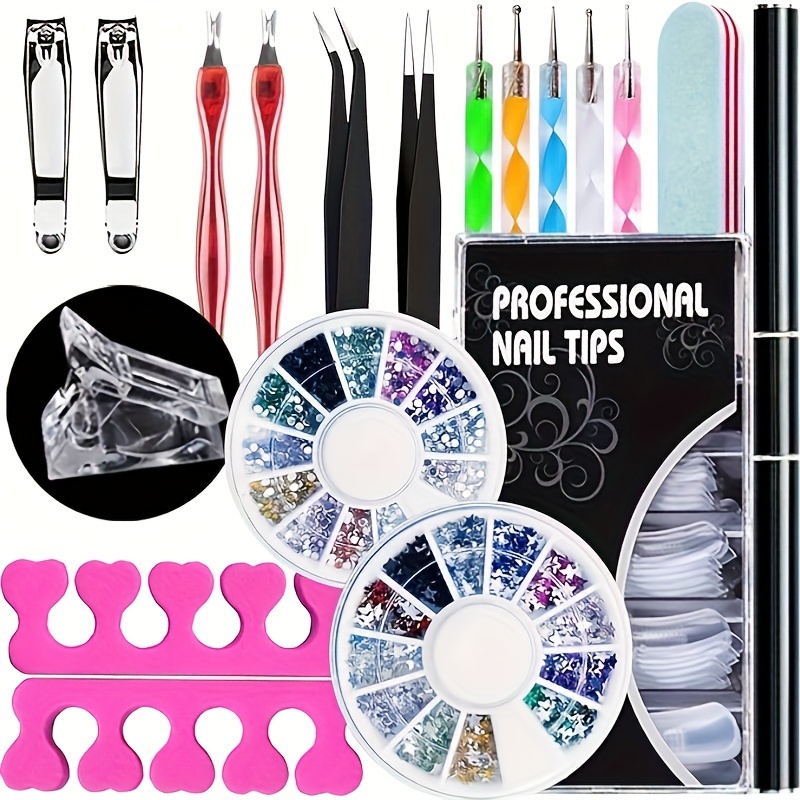 Nail Brush Nail Design Tool Kit With Nail Brush Nail Point - Temu United  Kingdom