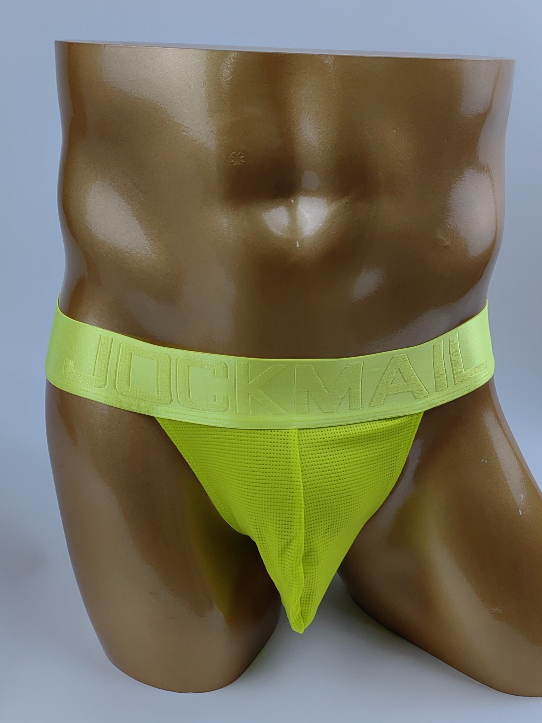 Men's Underwear Jacquard Mesh Hole Semi transparent Briefs - Temu