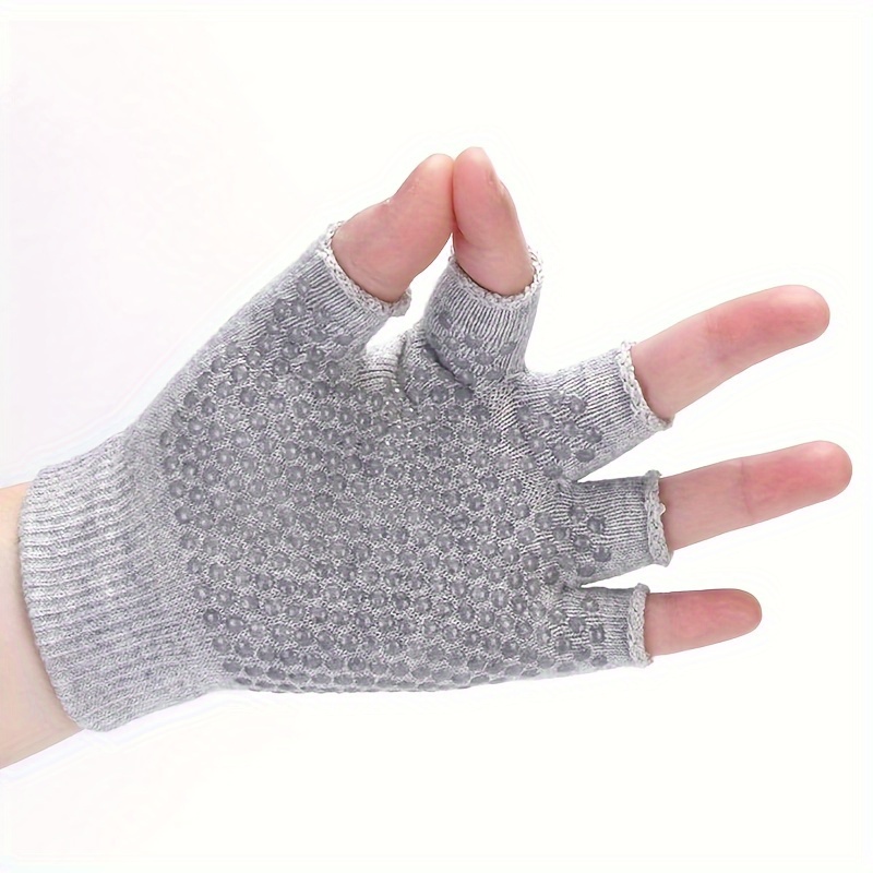 1Pair Non-slip Yoga Gloves Lady Fitness Gloves For Gym Yoga