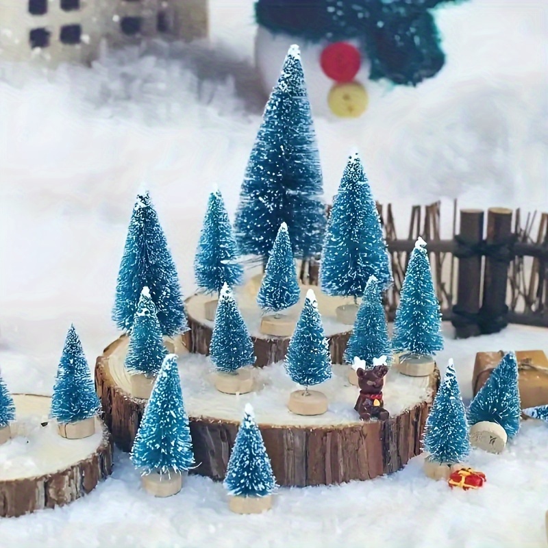 12 stck kleine knstliche weihnachtsbume tisch - Temu Germany