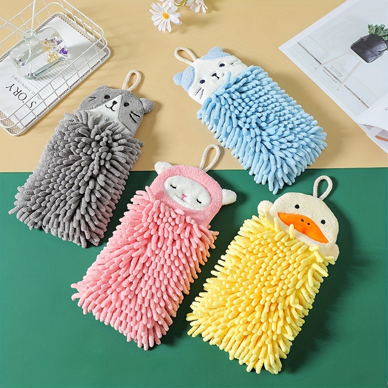 Cartoon Weather Embroidered Hand Towel Household Cute - Temu