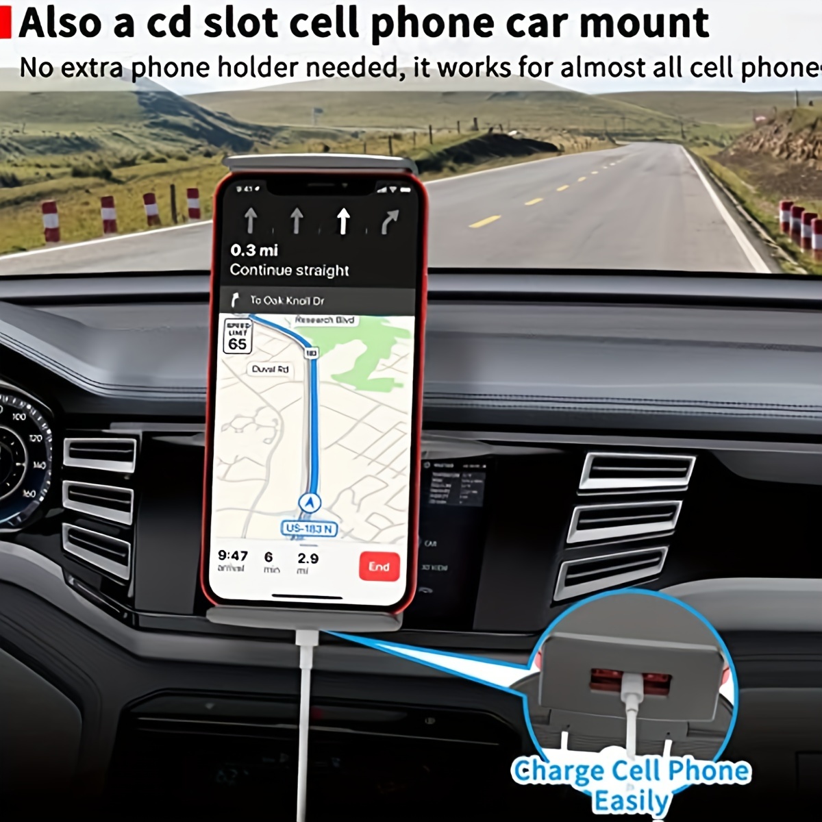 Generic Mini support voiture universel pour le téléphone portable