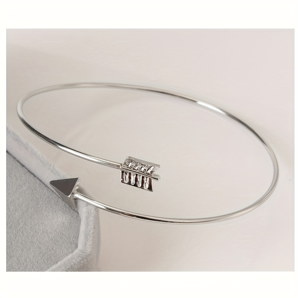 Creative Arrow Cuff Bangle for Men, Holiday Gift