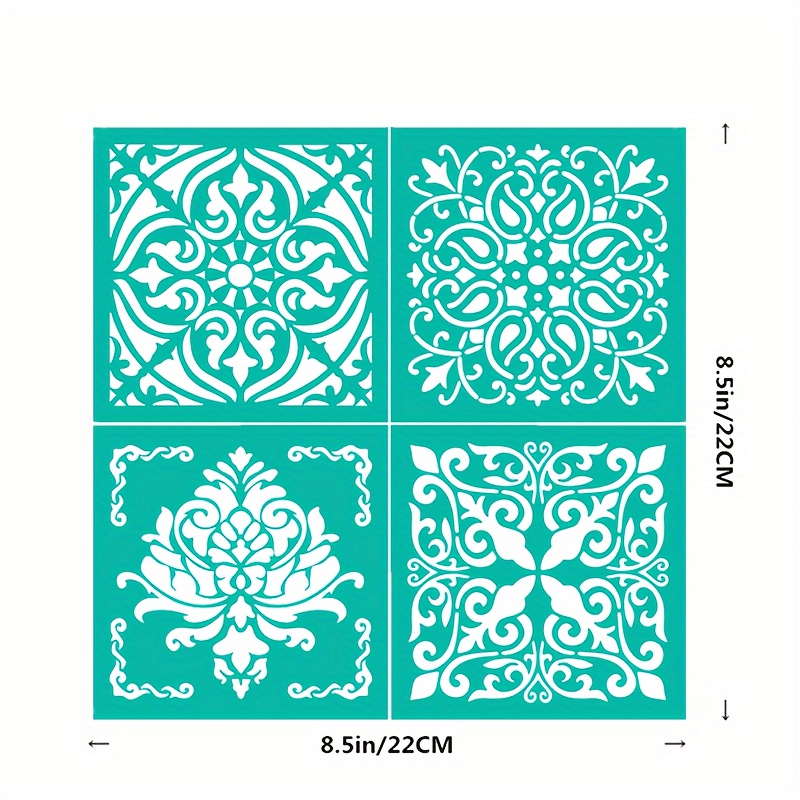 Mandala Silk Screen Stencils Reusable Self adhesive Silk - Temu