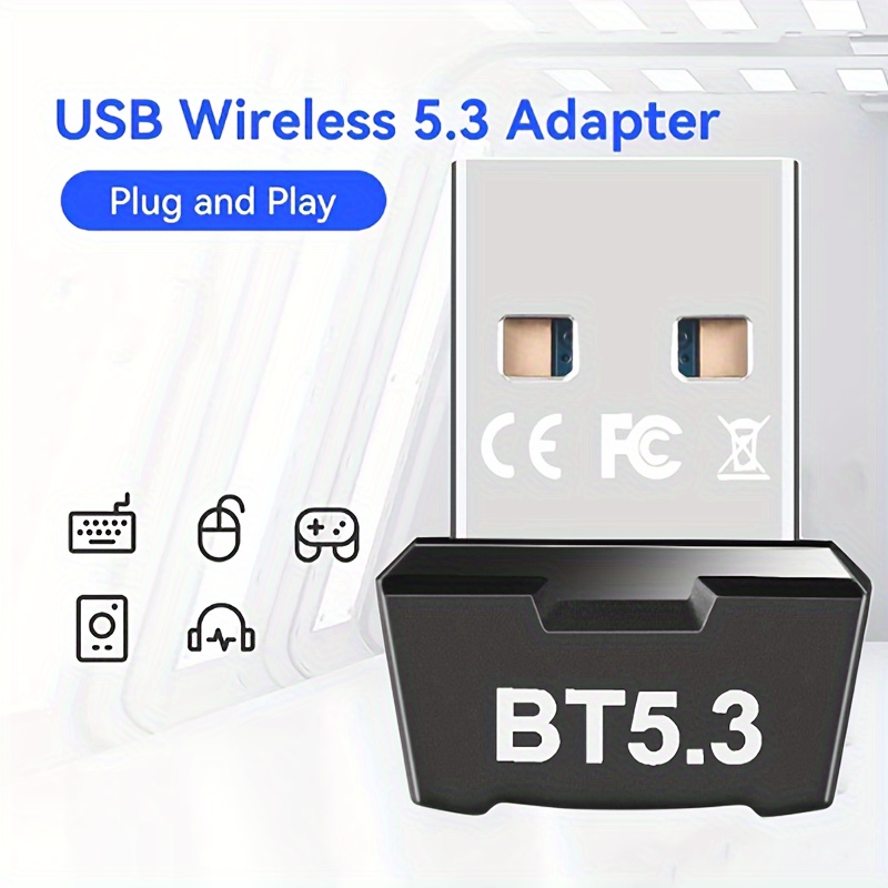 2 in 1 Bluetooth USB Adapter and USB-C USB Bluetooth Dongle 4.0 Bluetooth  Dongle Bluetooth Receiver Bluetooth Adapter for PC Linux Windows 10/8/7 for