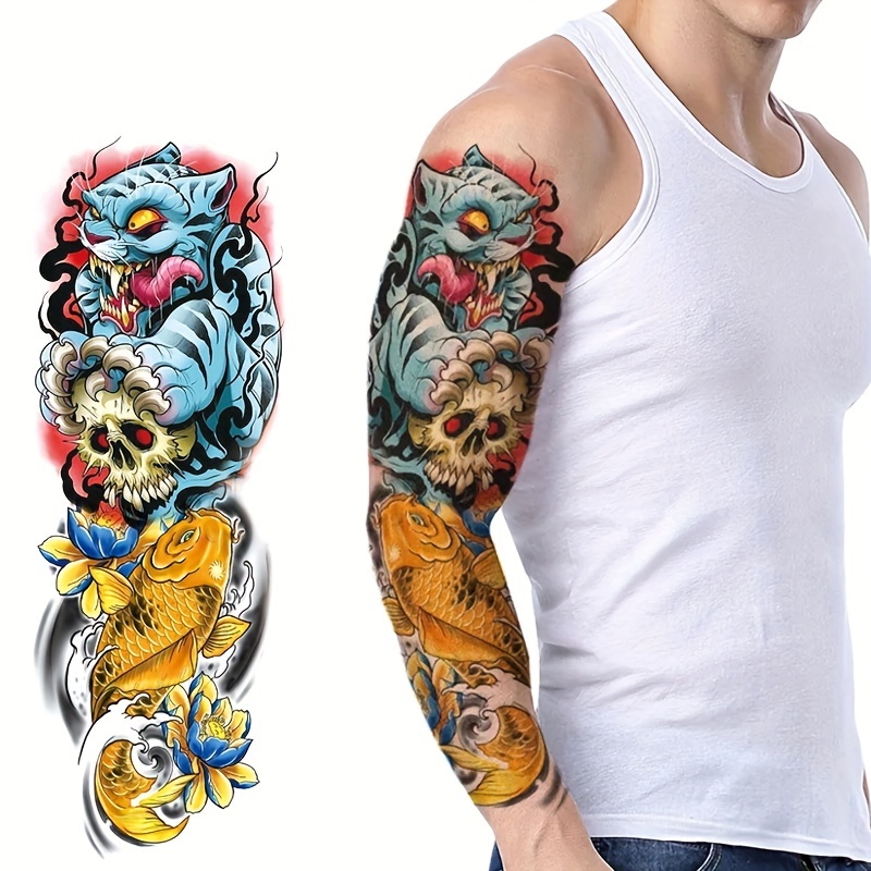 Koi Full sleeve tattoo