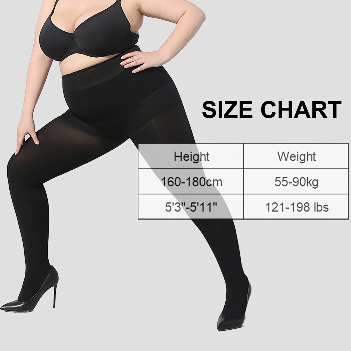 Tights Plus Size Dark Purple for Women, Soft and Durable Solid Pantyhose  From XL to 5XL -  Hong Kong