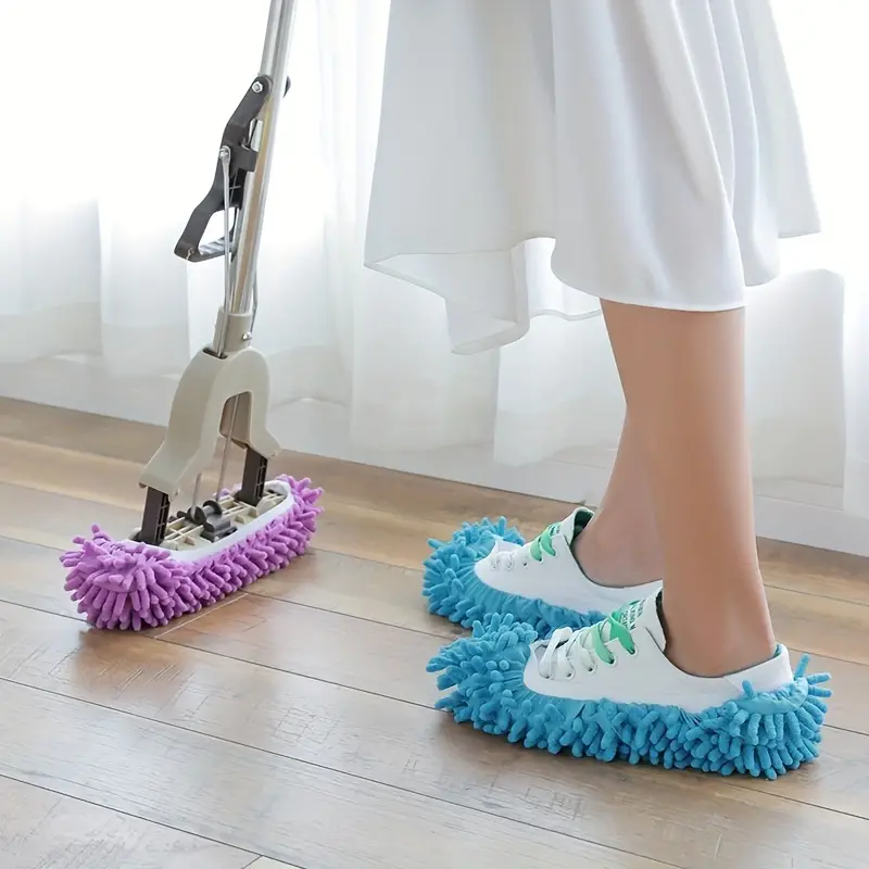 Detachable Washable Mopping Slippers Cover Household Floor - Temu