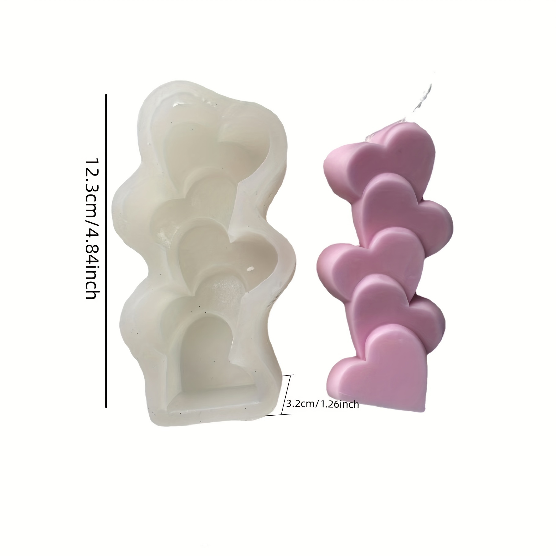 Flower Shape Candles Making Silicone Mold Floral Shaped - Temu