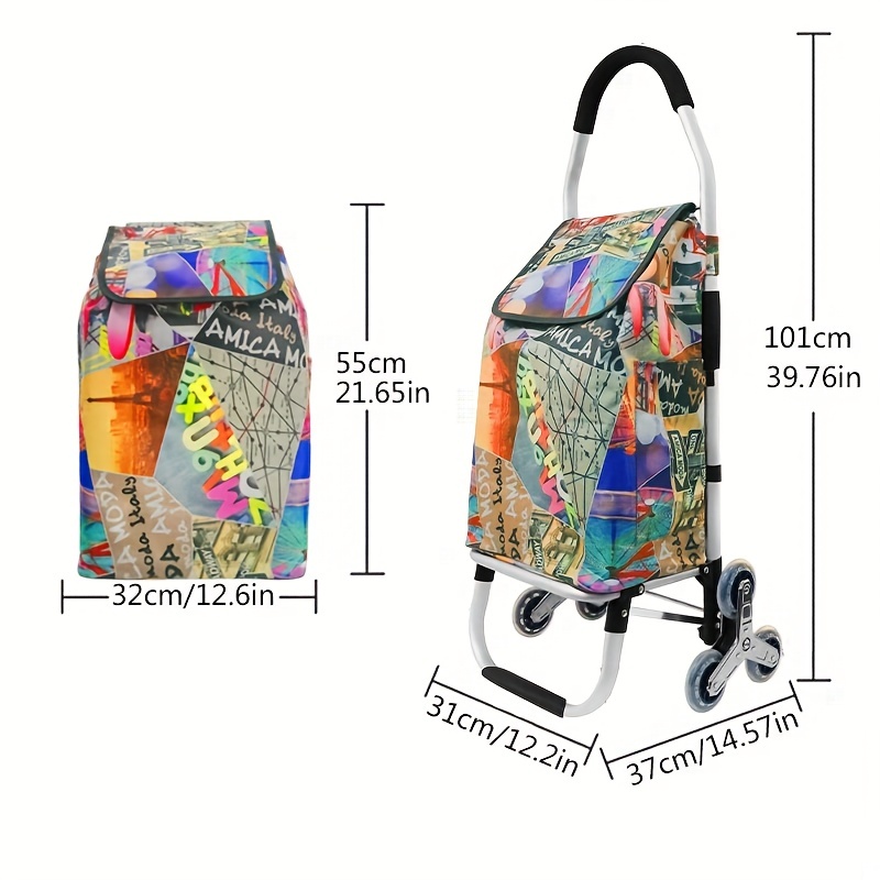  Carrito de mochila - Carro con ruedas de aleación de aluminio  de mano no plegable para bolsas escolares/equipaje/mochila, ruedas : Ropa,  Zapatos y Joyería