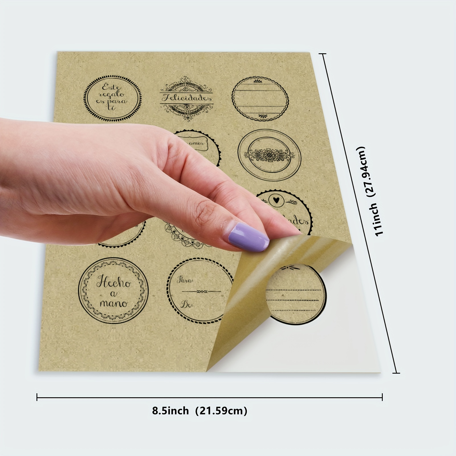 Kraft Sticker Paper Sheets - 30 Sheets – HTVRONT
