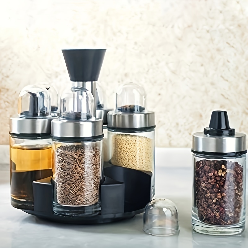 Olive Oil And Vinegar Dispenser Set and Salt and Pepper Shakers