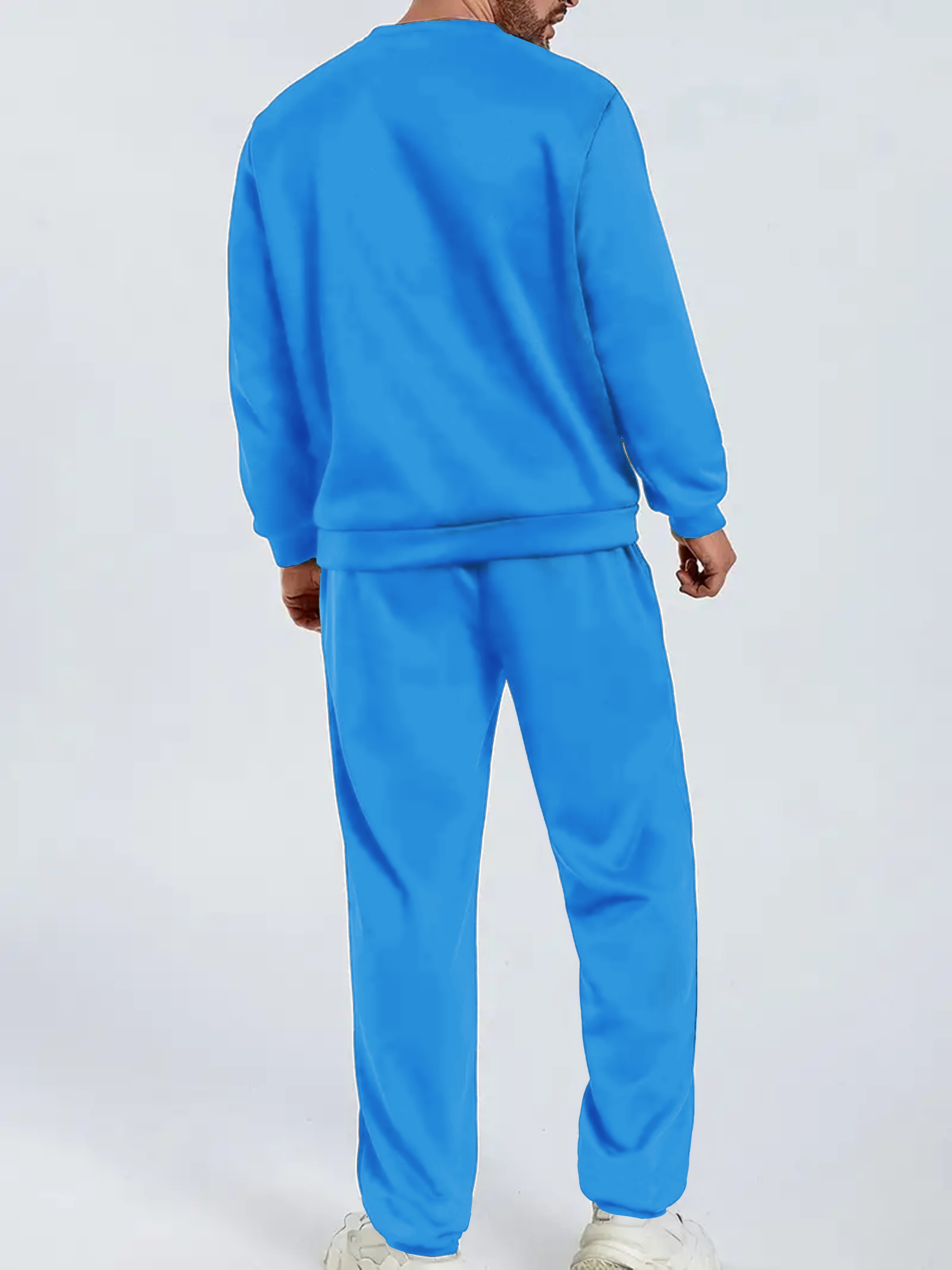 Boohoo Mens Plus Size Gym Wear *'* Color Long Sleeve Sweatpants