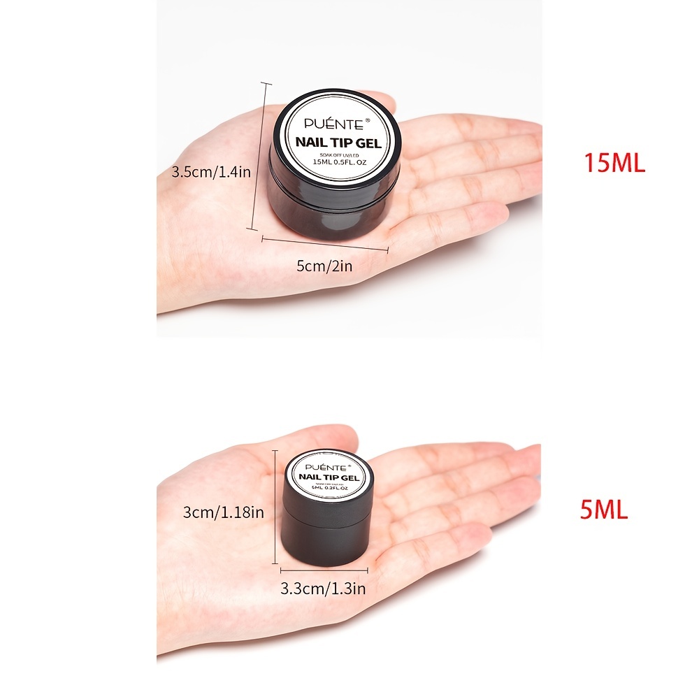 Solid Nail Tip Gel Quickly Extend Nail Transparent Non Stick - Temu