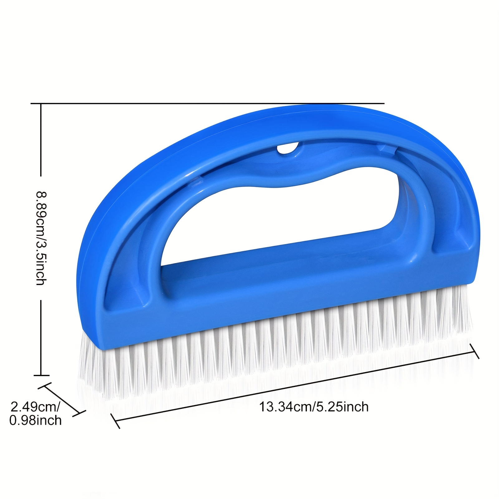 Soft Bristle Hand Brush Resin Set Blue