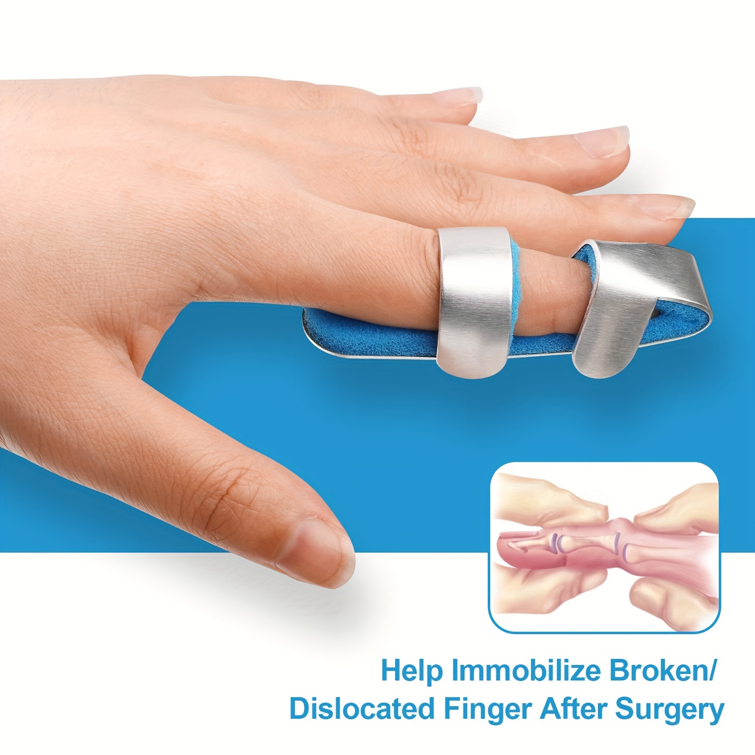 Finger Splint Holder for Finger Stabilization