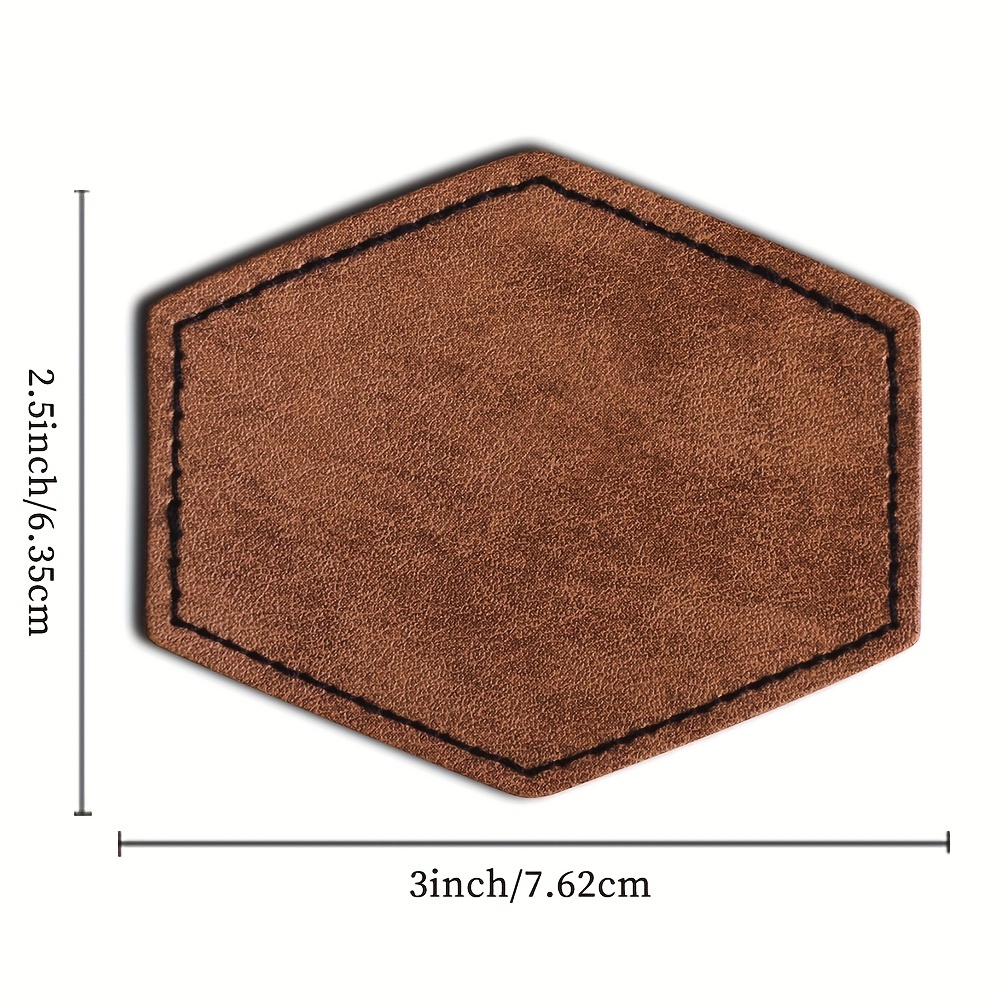 8styles Laserable Print Leatherette Patches For Men Custom - Temu