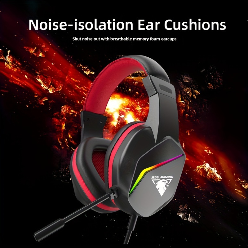 Headworn Usb Game Earphones 7.1 Surround Sound In ear Game Temu