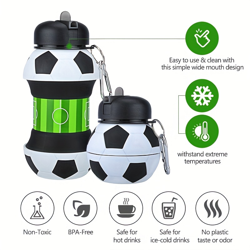 Outdoor Sports Water Bottle Football Basketball Golf Folding - Temu