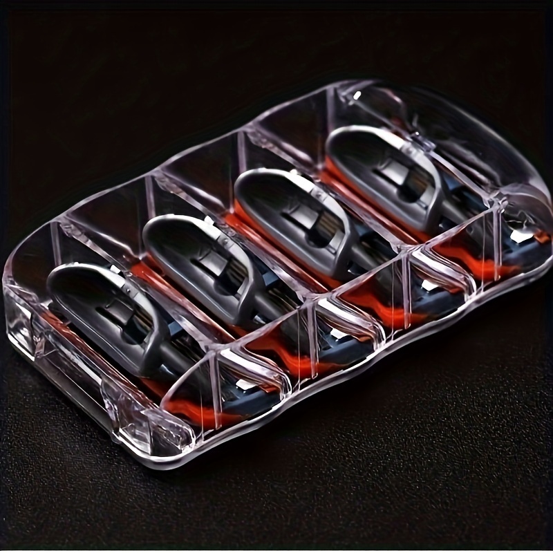5 Layer Razor Blade Manual Beard Scraper Head Stainless Steel 4-36 Pcs
