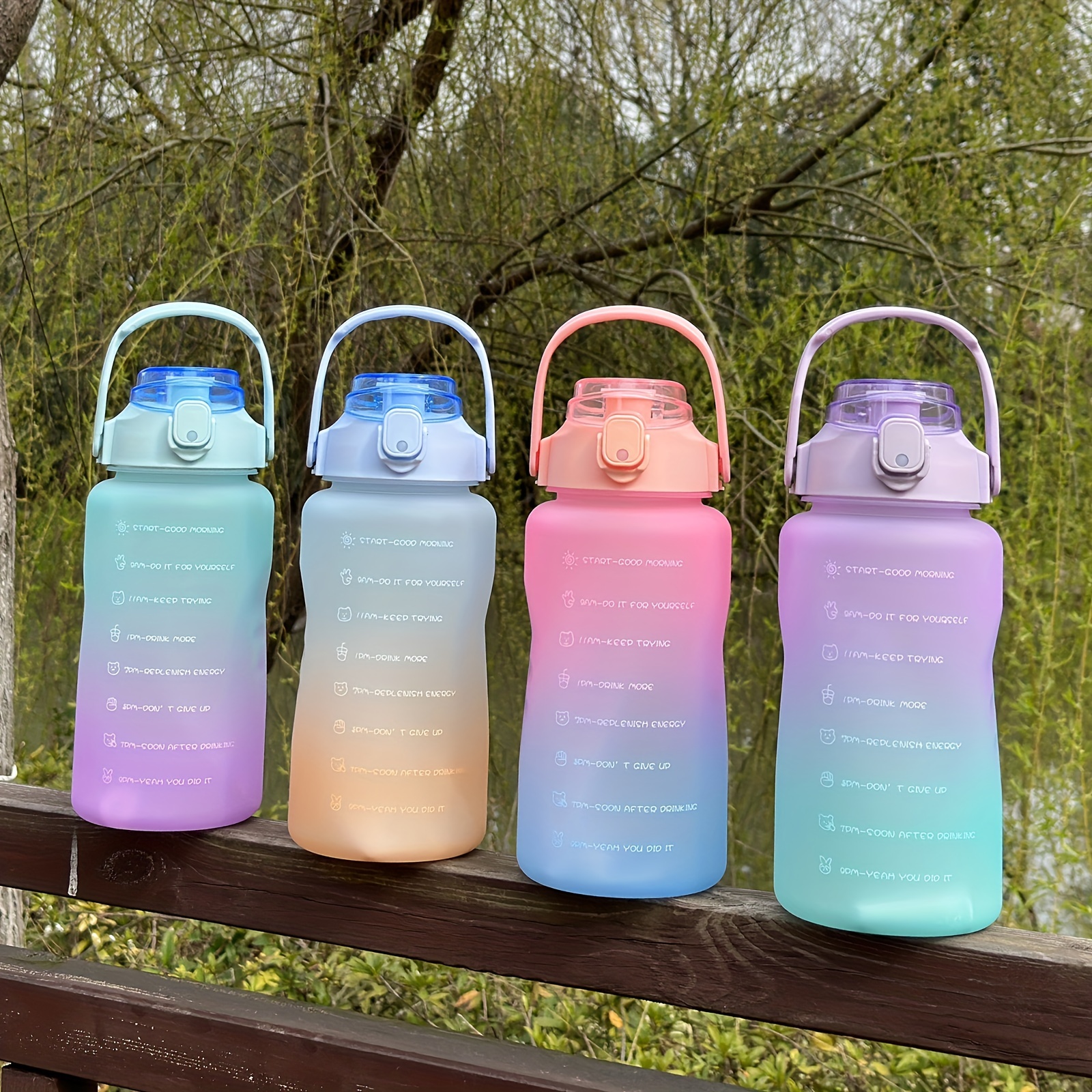 Creative Durable Pc Sports Water Bottle Outdoor Camping - Temu