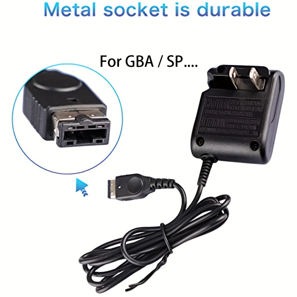 Gameboy Advance SP Charger, AC Adapter for Nintendo NDS and Game  Boy Advance SP Power Charger, Wall Travel Charger Power Cord 5.2V 450mA for  Nintendo DS Gameboy Advance Charger : Video
