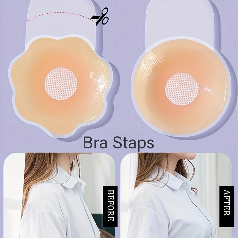 6Pairs with Box Silicone Nipple Cover Invisible Bra Pasties Pad Adhesive  Reusable Breast Stickers Woman Intimates