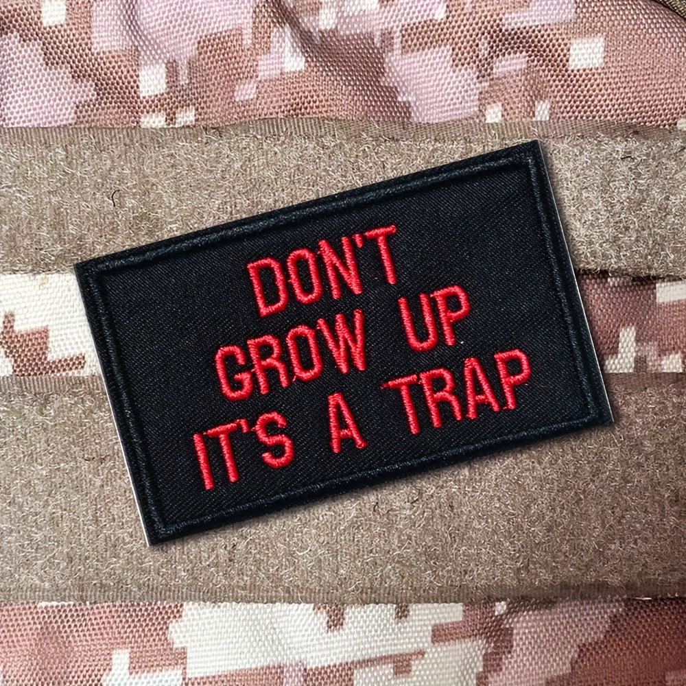 Embroidery Letter Slogan Funny FAILURE Succeed Tactical Hook Loop Patch  Badge