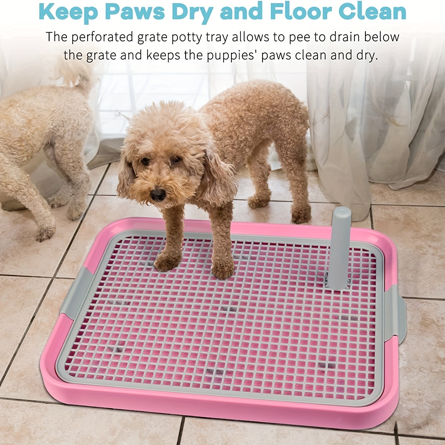 Portable Dog Training Toilet Puppy Pad Holder Tray Indoor Pet Potty Litter  Box