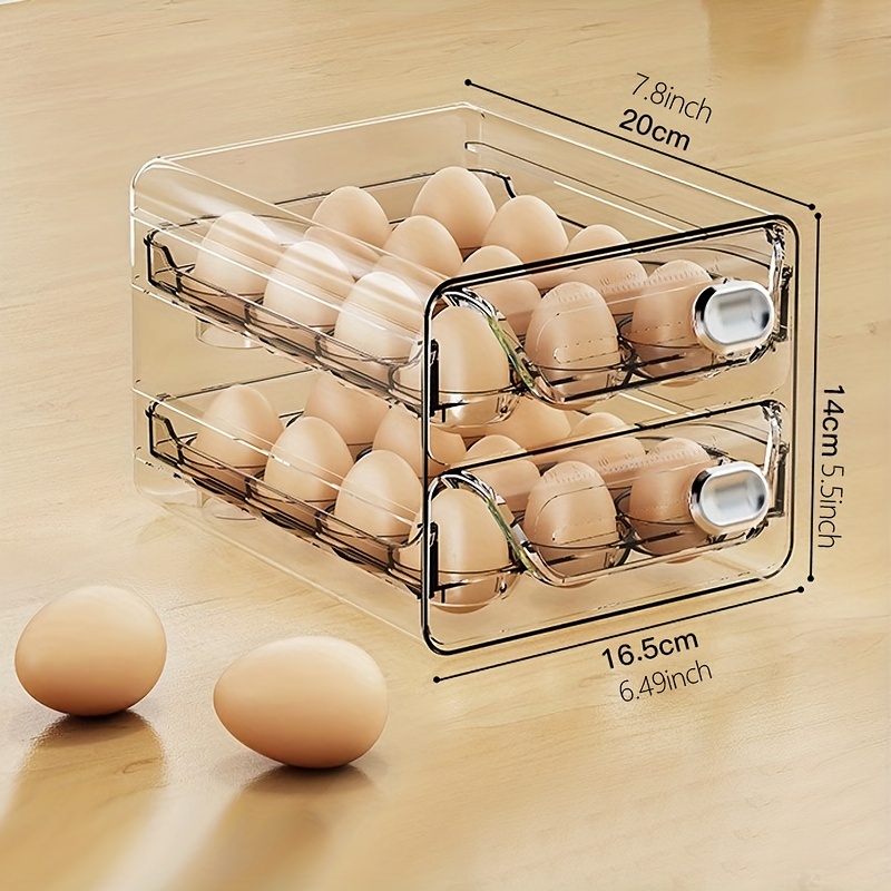 Egg Tray For Refrigerator, Drawer Transparent Refrigerator, Egg