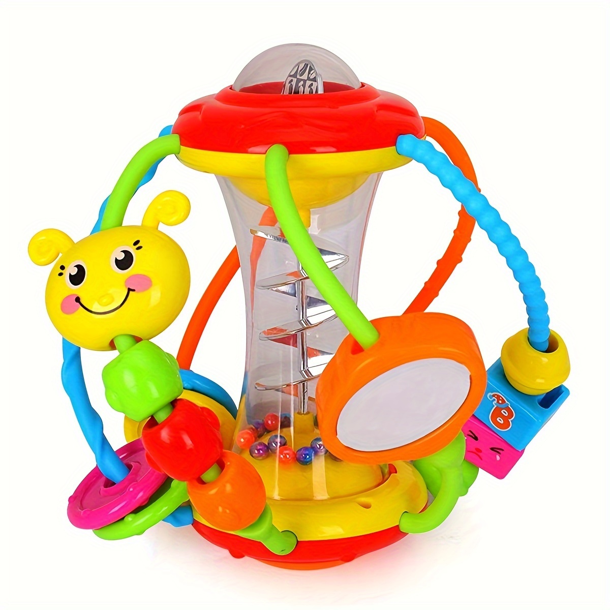 Juguete Musical Montessori para bebés, proyector giratorio del océano,  juguetes educativos tempranos con luz Musical para