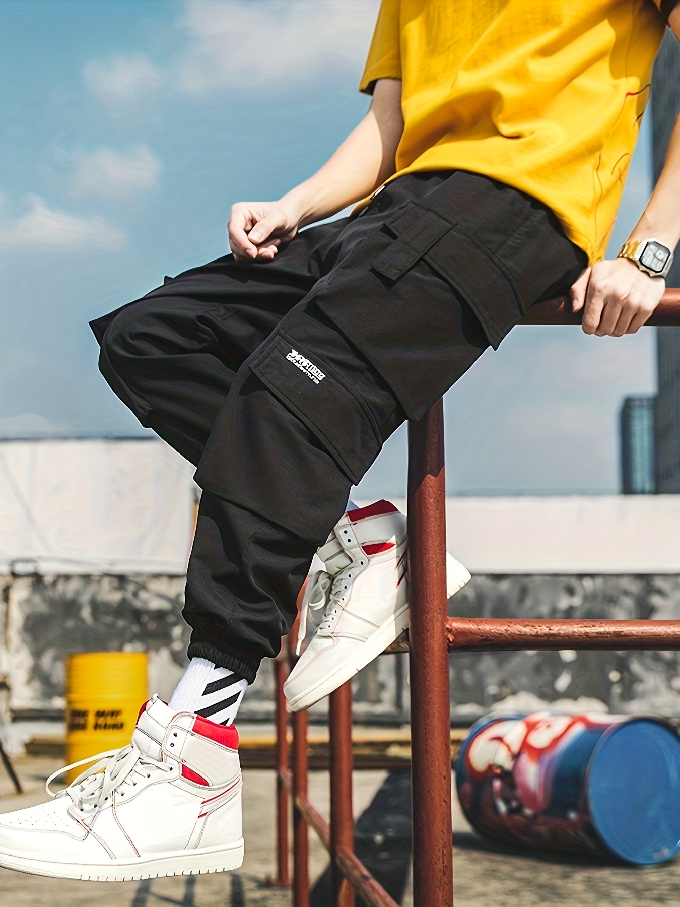 Men Joggers Pants - Temu