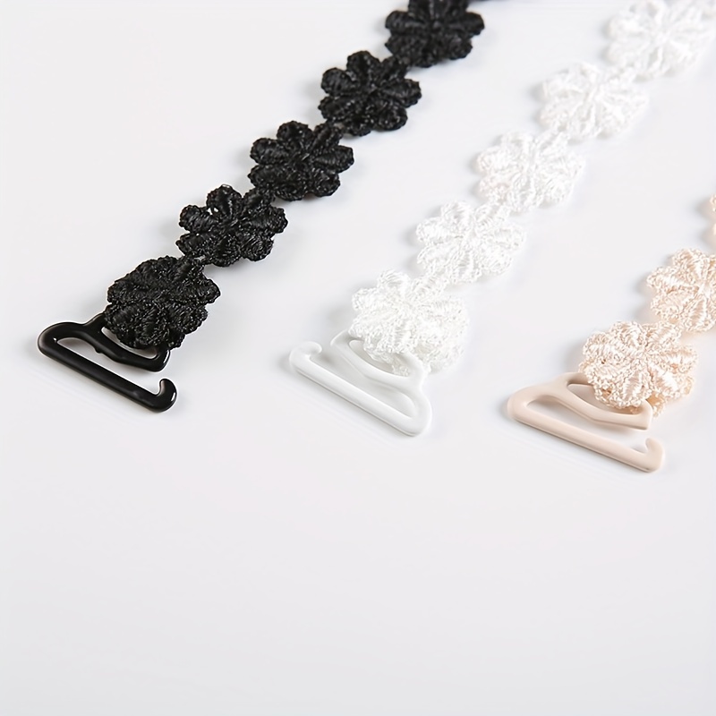 Floral Lace Bra Strap Anti-slip Elastic Underwear Strap